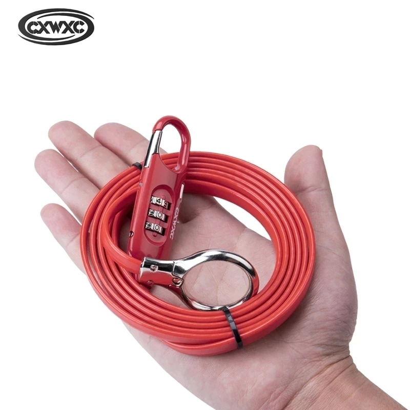 Cable Lock Flexible - Bisiklet taşınabilir şifreli kilit 1.8 metre