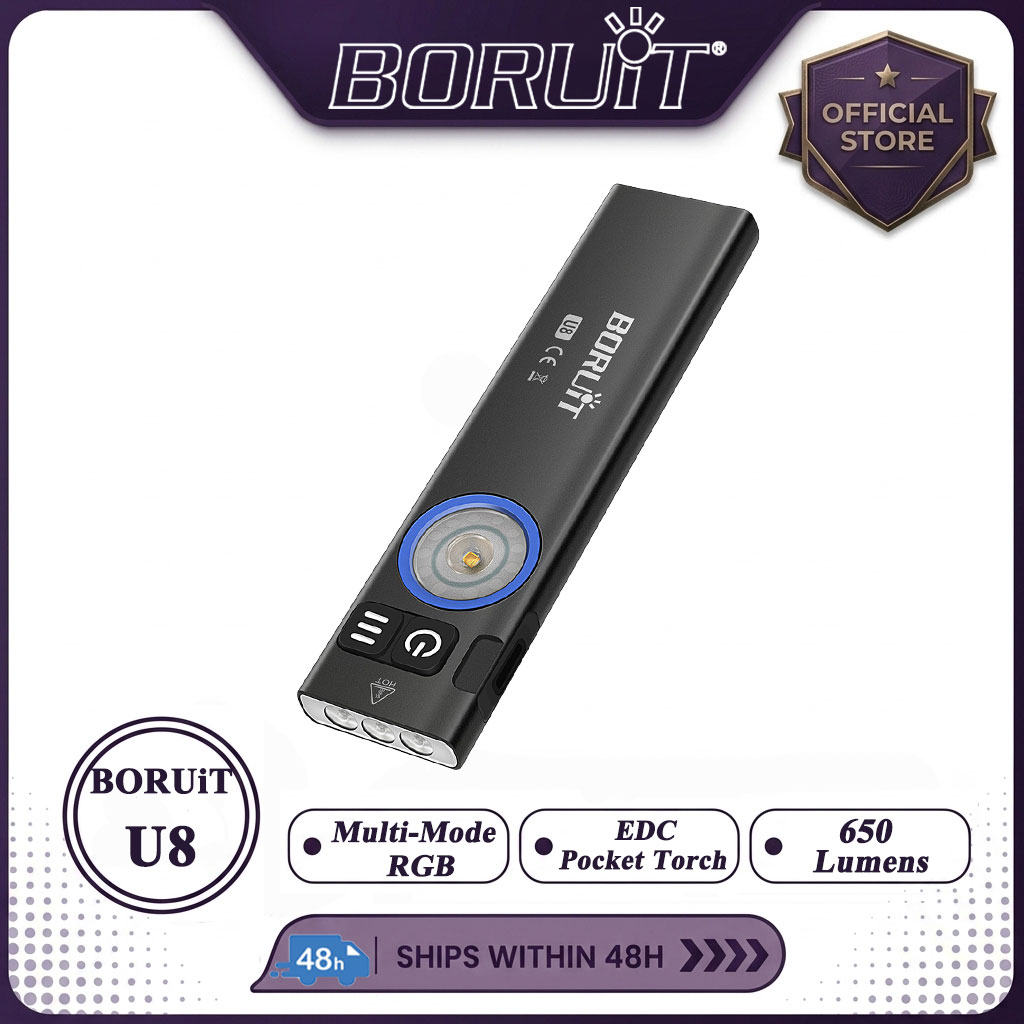 Cycling To Work - BORUiT U8 650LM EDC LED El