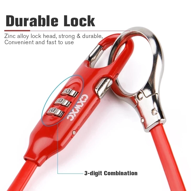 Bisiklet taşınabilir şifreli k - Cable Lock Flexible incelemesi ve fiyatı
