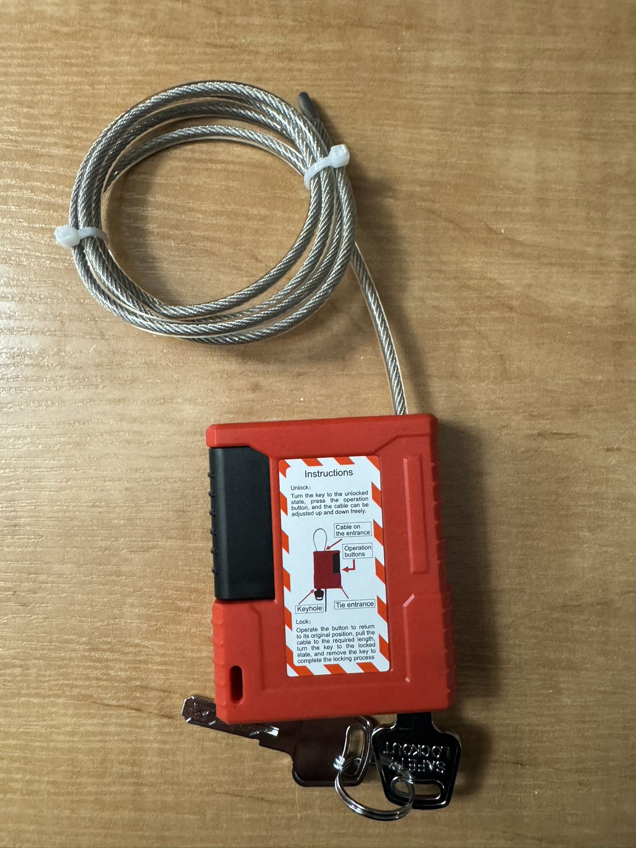 4 mm Kablo Çapı, 1 m Uzunluğun - Cable Lock Flexible incelemesi ve fiyatı